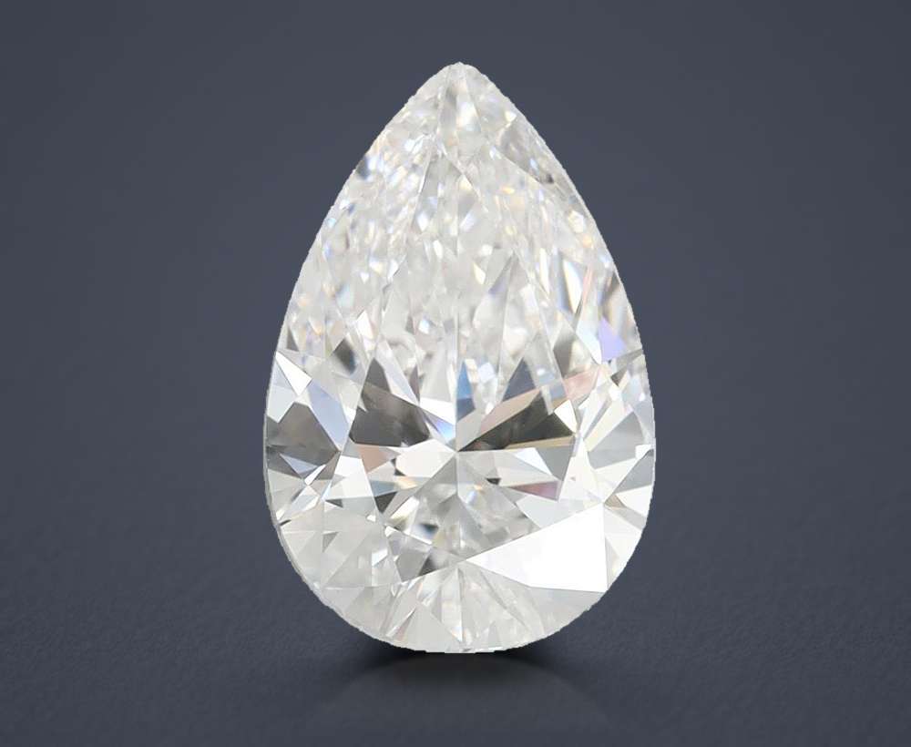 1.69 Carat Pear Lab Diamond