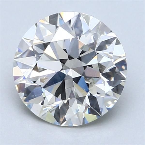 2.20ct I SI2 Rare Carat Ideal Cut Round Diamond