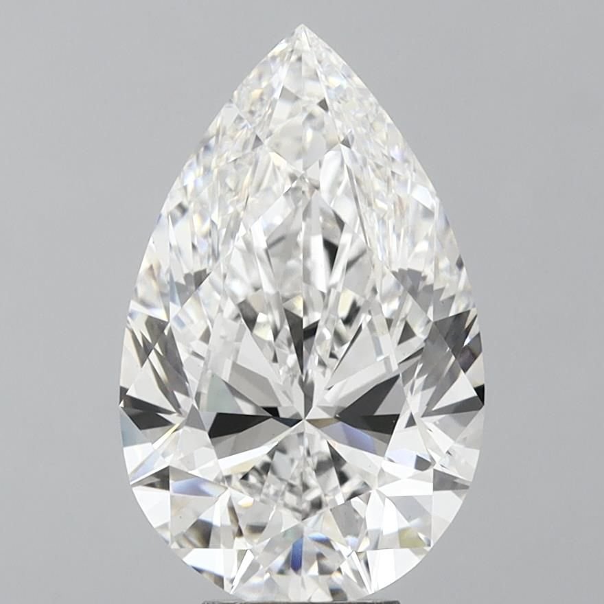 8.08 Carat Pear Lab Diamond