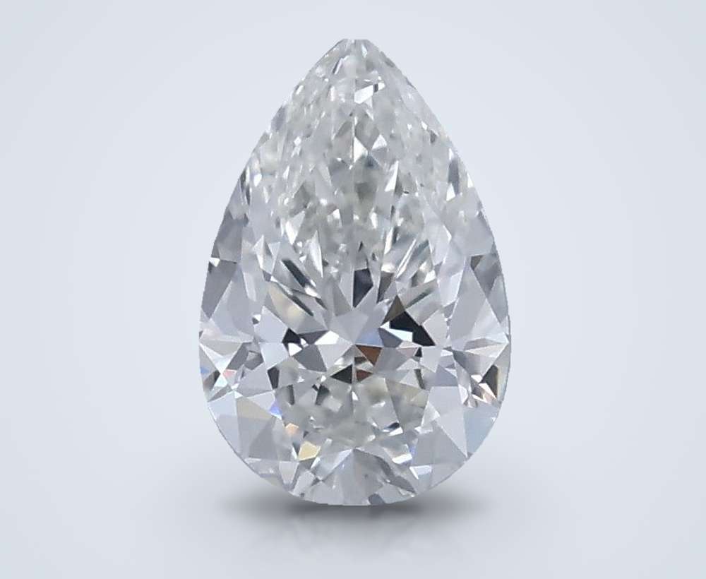 0.50 Carat Pear Natural Diamond