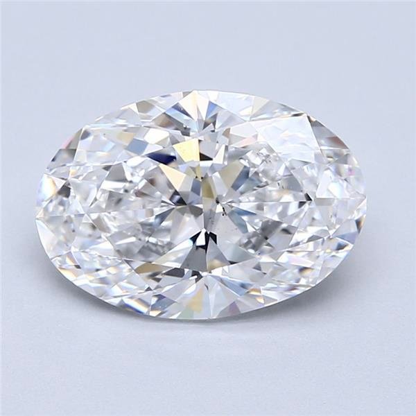 2.75ct E VS2 Rare Carat Ideal Cut Oval Diamond