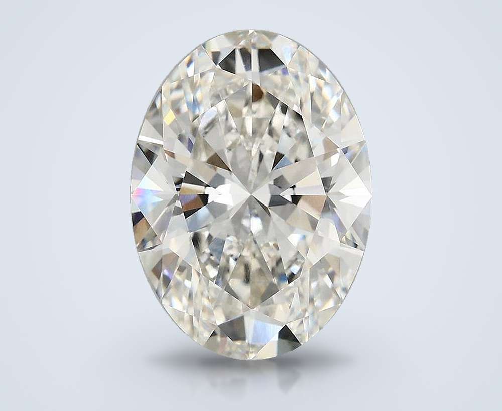6.06 Carat Oval Lab Diamond