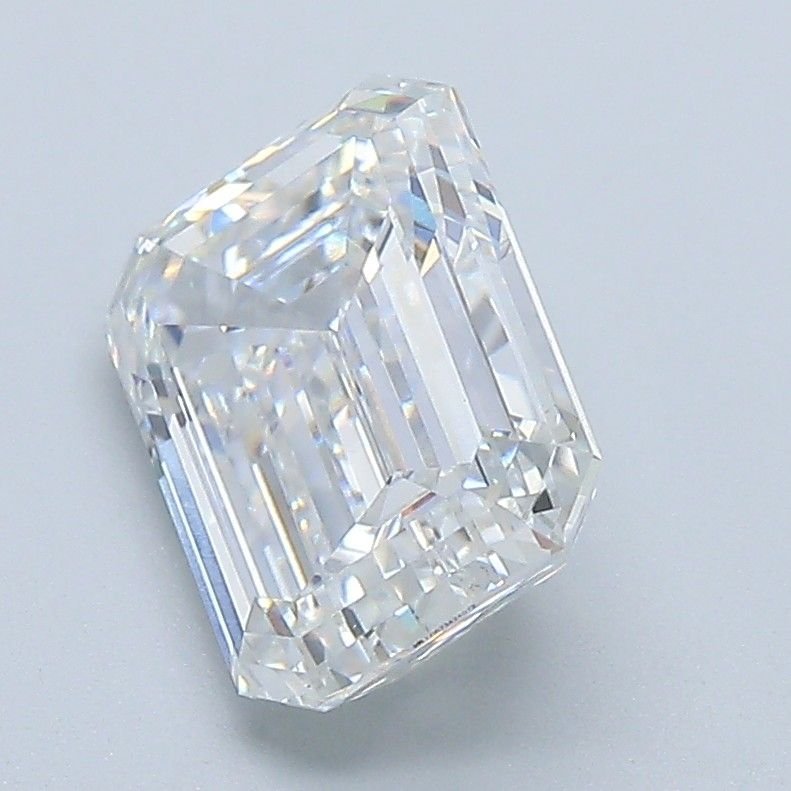 2.25ct E VS1 Rare Carat Ideal Cut Emerald Lab Grown Diamond