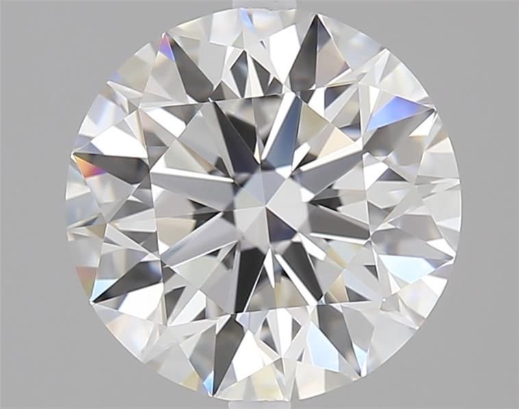 2.33ct E FL Rare Carat Ideal Cut Round Diamond