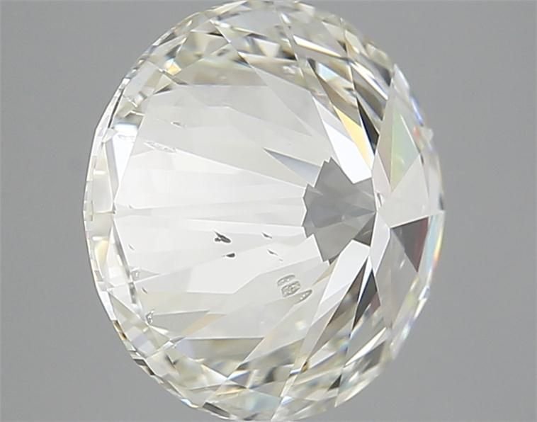 5.01ct J SI2 Rare Carat Ideal Cut Round Diamond