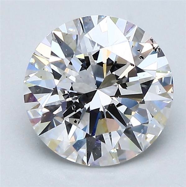 1.92ct E SI2 Rare Carat Ideal Cut Round Diamond