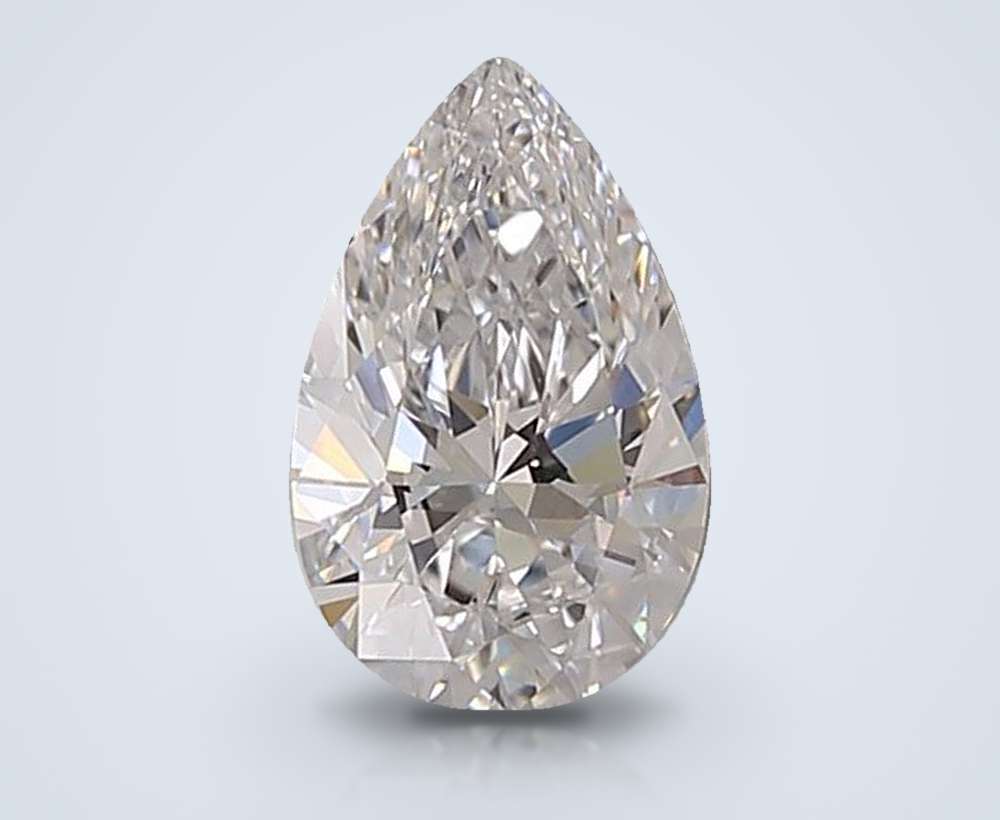 1.00 Carat Pear Lab Diamond