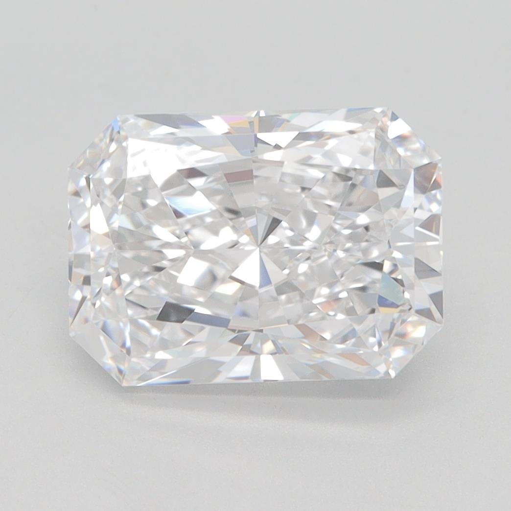 3.04ct D VVS2 Rare Carat Ideal Cut Radiant Lab Grown Diamond