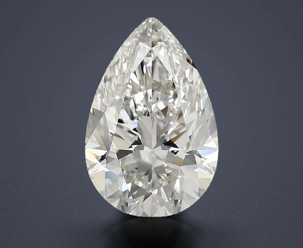 2.00 Carat Pear Lab Diamond