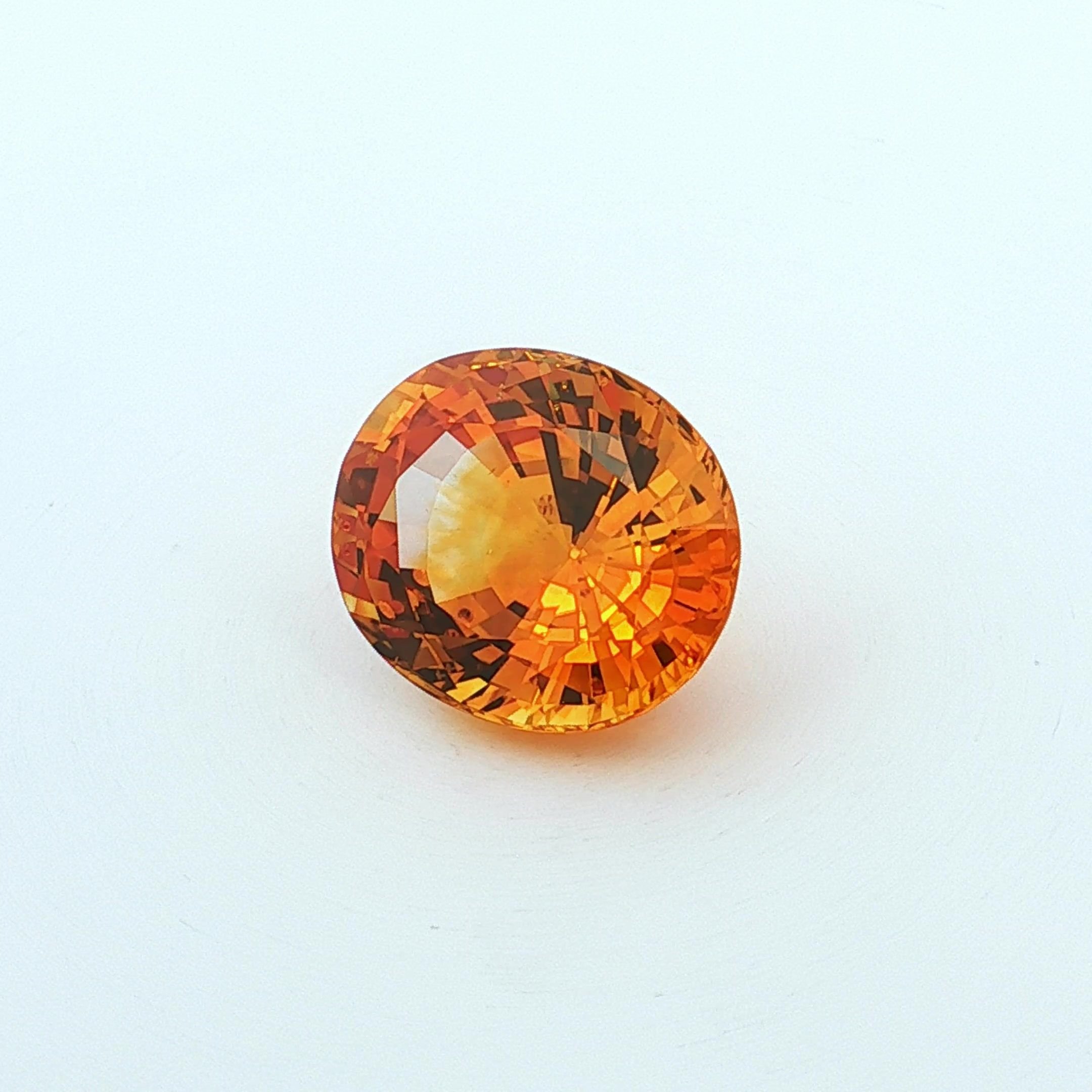 16.03 Carat Yellow Oval Sapphire