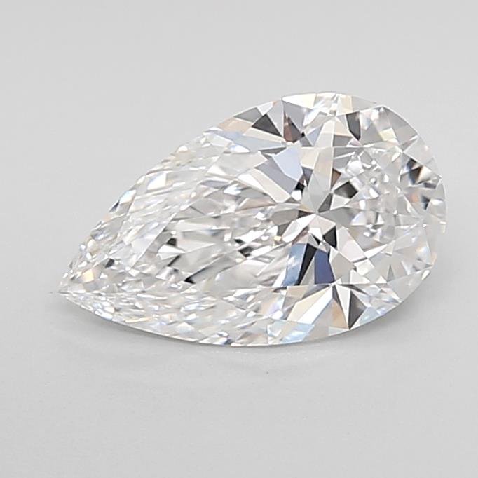 1.09ct D VVS2 Rare Carat Ideal Cut Pear Lab Grown Diamond