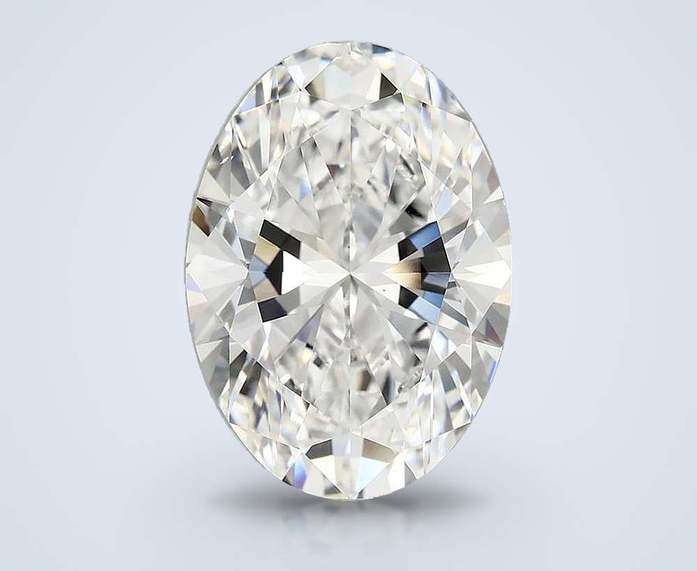 6.10 Carat Oval Lab Diamond