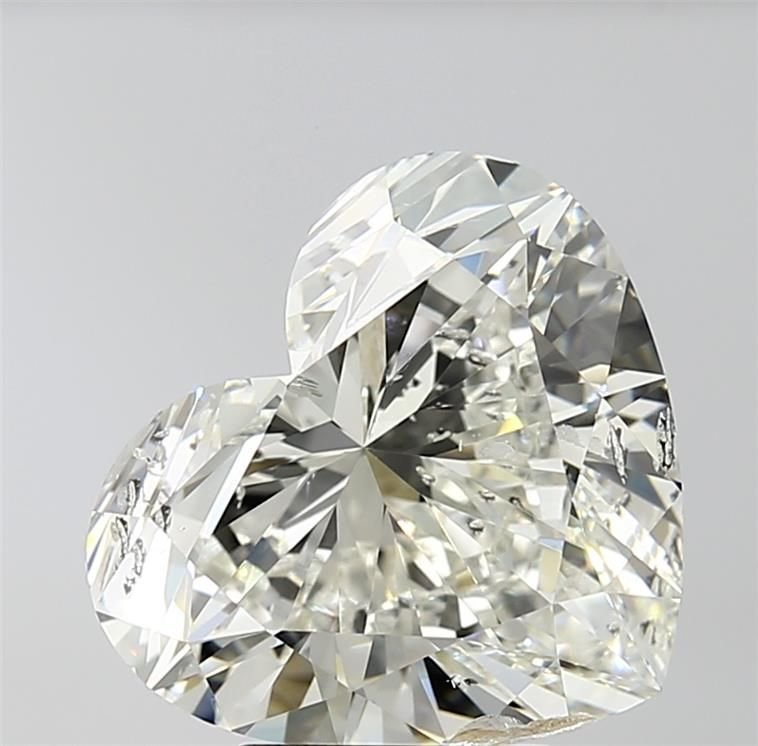 5.01ct H SI2 Rare Carat Ideal Cut Heart Diamond