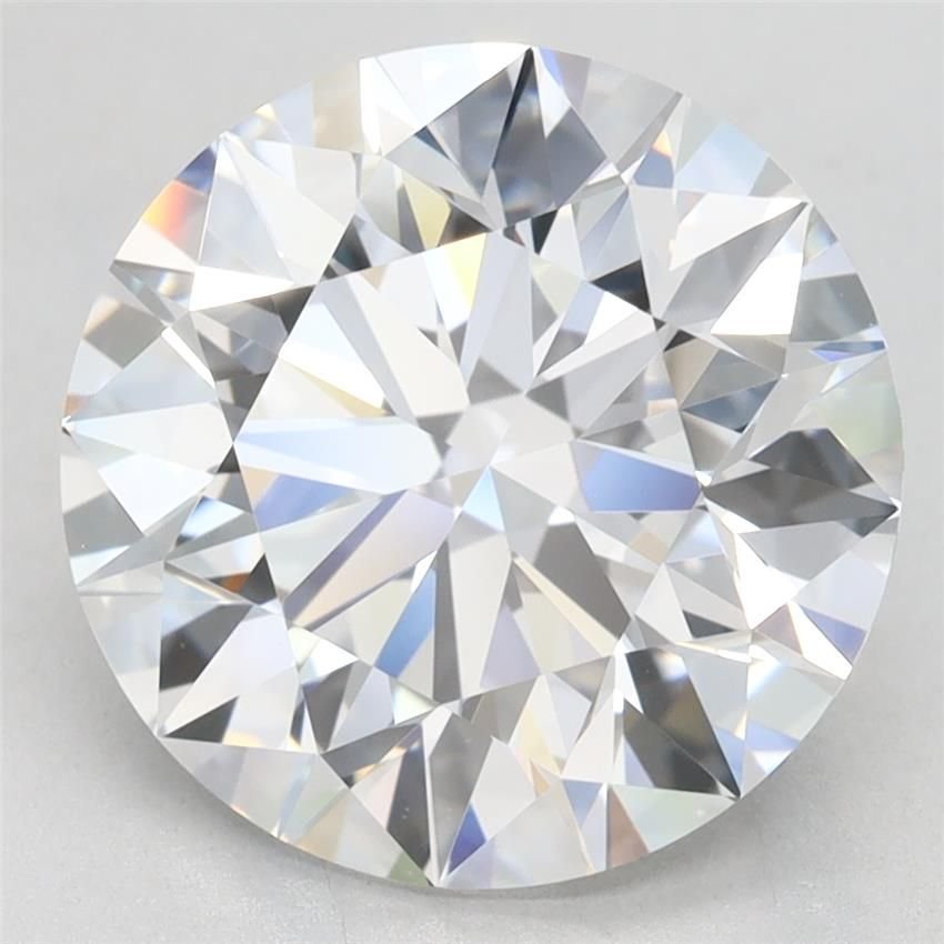 4.47ct D VVS2 Rare Carat Ideal Cut Round Lab Grown Diamond
