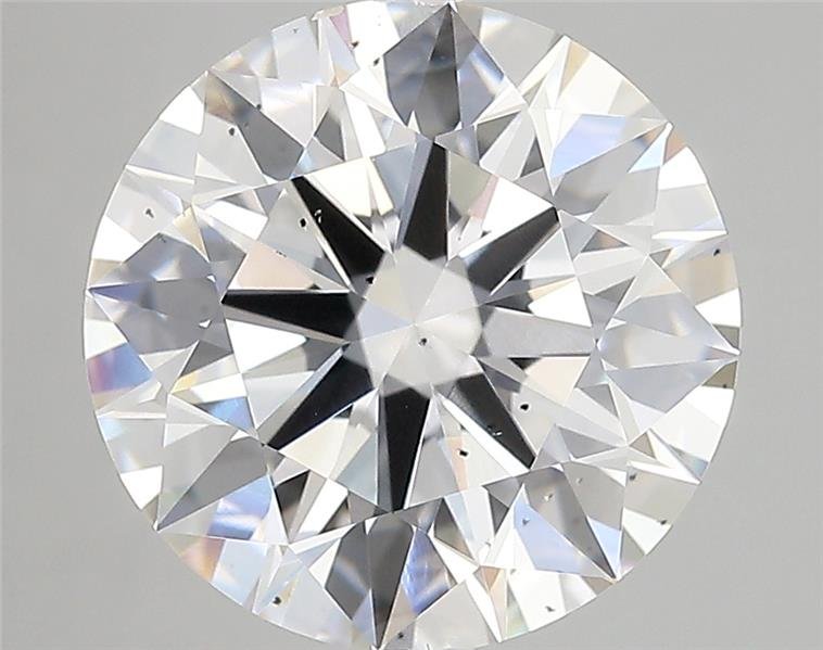 5.17ct F SI1 Rare Carat Ideal Cut Round Lab Grown Diamond