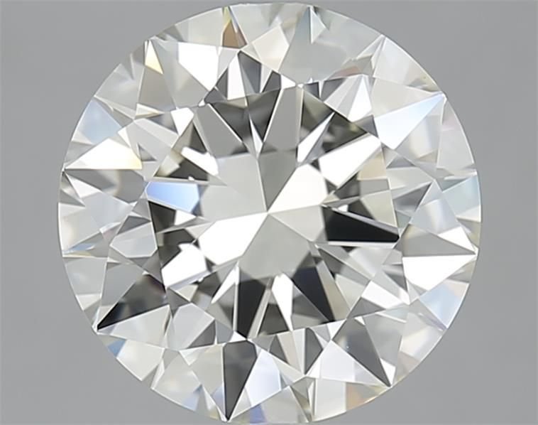 4.01ct J VVS2 Rare Carat Ideal Cut Round Diamond