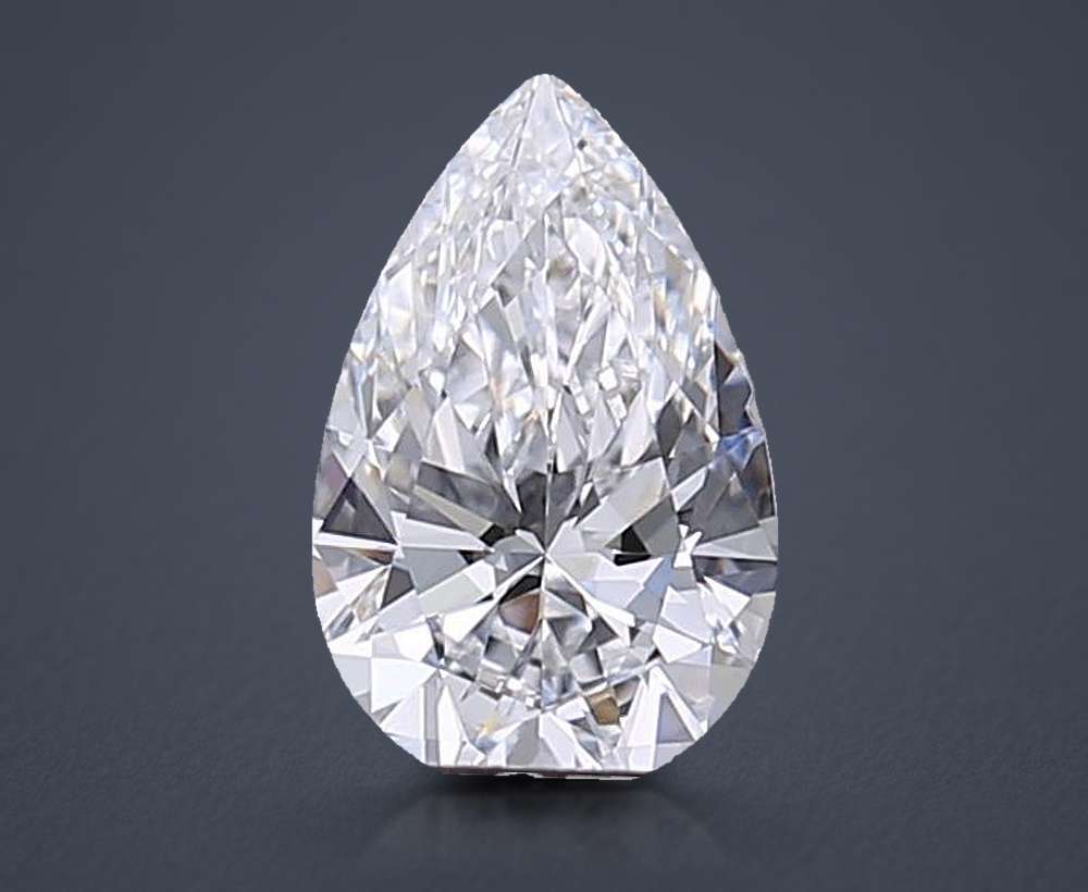0.55 Carat Pear Lab Diamond