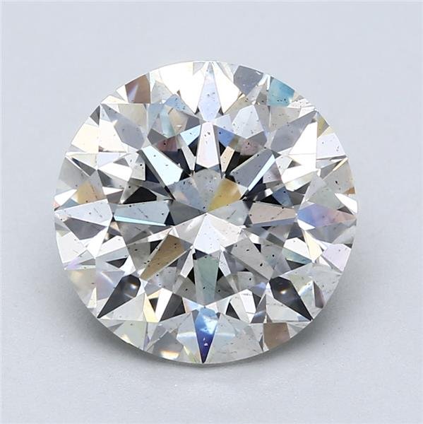 5.01ct F SI2 Excellent Cut Round Lab Grown Diamond