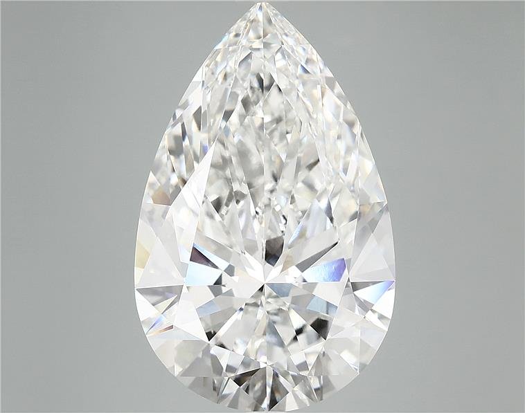 10.13ct F VVS2 Rare Carat Ideal Cut Pear Lab Grown Diamond