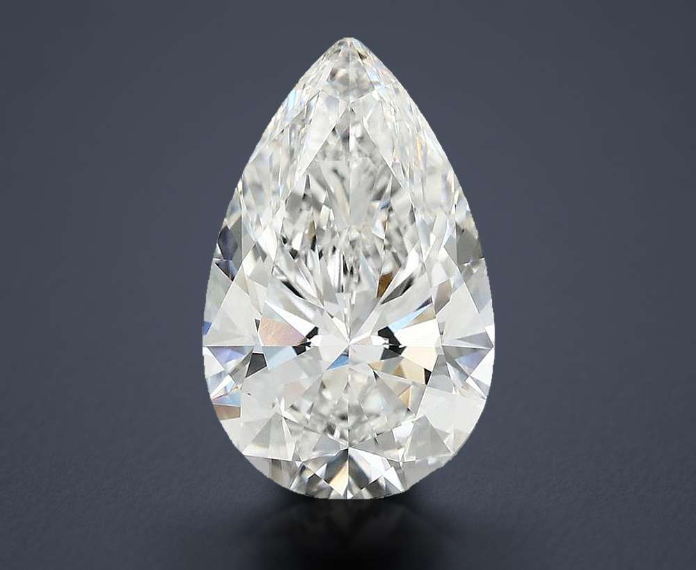 5.48 Carat Pear Lab Diamond