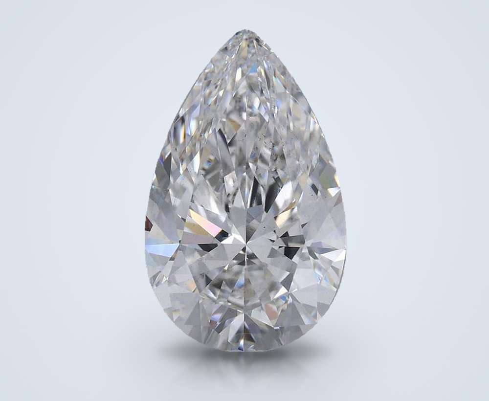 5.33 Carat Pear Lab Diamond