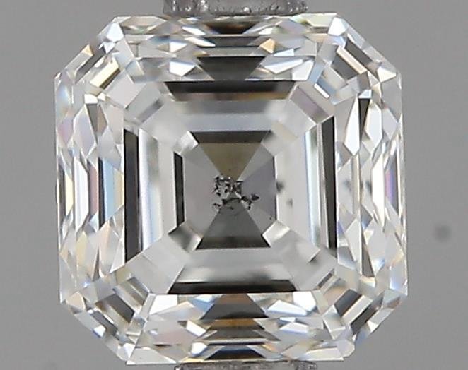 0.91ct H SI1 Very Good Cut Asscher Diamond