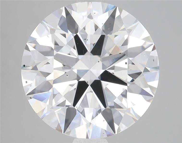 4.51ct F SI1 Rare Carat Ideal Cut Round Lab Grown Diamond