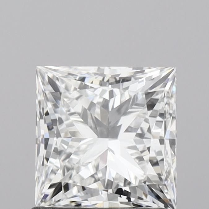 1.21ct F VVS2 Rare Carat Ideal Cut Princess Lab Grown Diamond