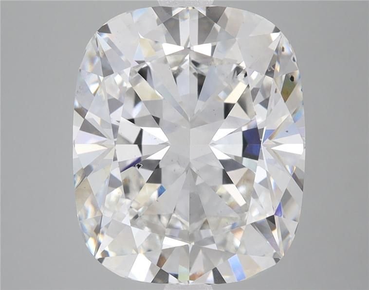 7.31ct F SI1 Rare Carat Ideal Cut Cushion Lab Grown Diamond