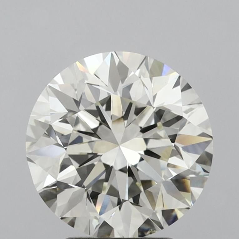 3.56ct J VS2 Good Cut Round Lab Grown Diamond