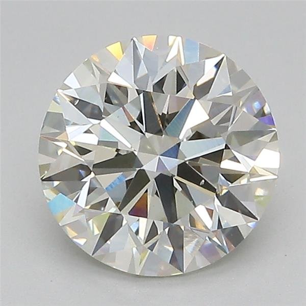 2.21ct J VS2 Rare Carat Ideal Cut Round Lab Grown Diamond