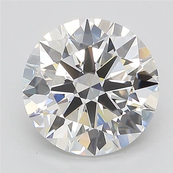 2.61ct E VS2 Rare Carat Ideal Cut Round Lab Grown Diamond