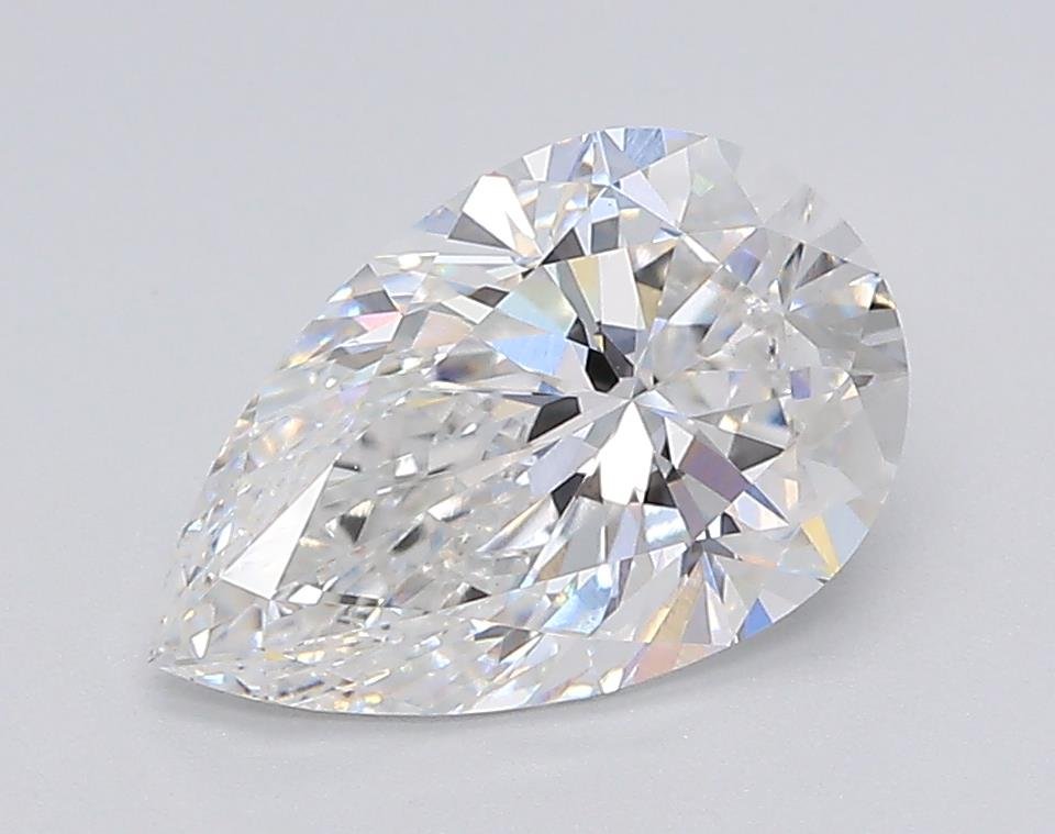 1.53ct E VS1 Rare Carat Ideal Cut Pear Lab Grown Diamond