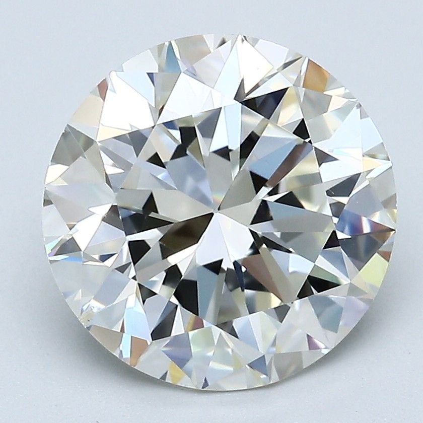 4.30ct J SI1 Good Cut Round Diamond