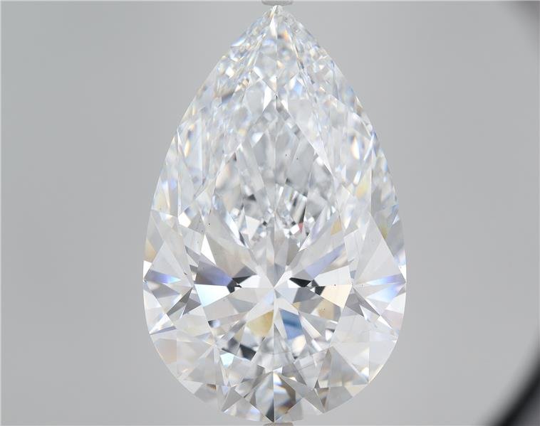 29.13ct E VS2 Excellent Cut Pear Lab Grown Diamond
