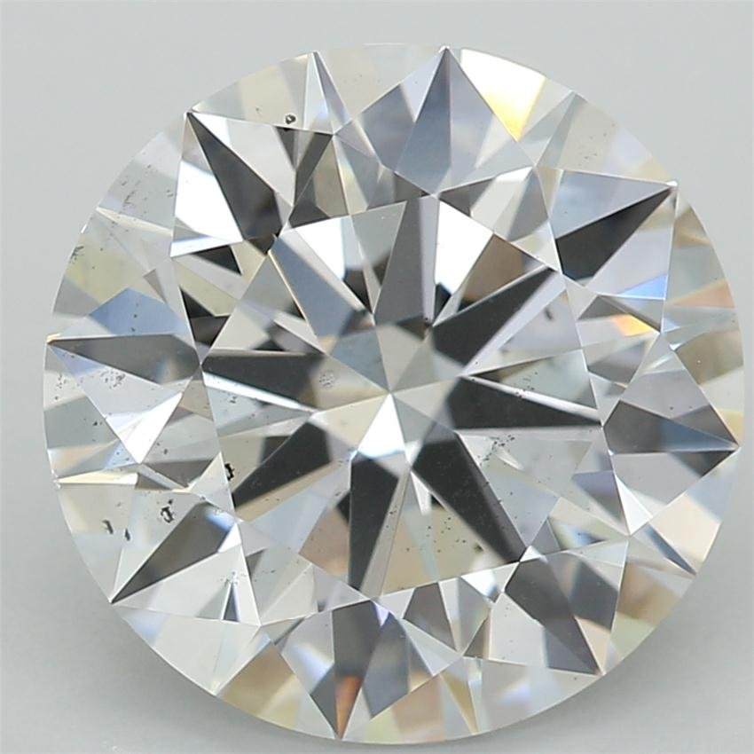 3.30ct E SI1 Rare Carat Ideal Cut Round Lab Grown Diamond