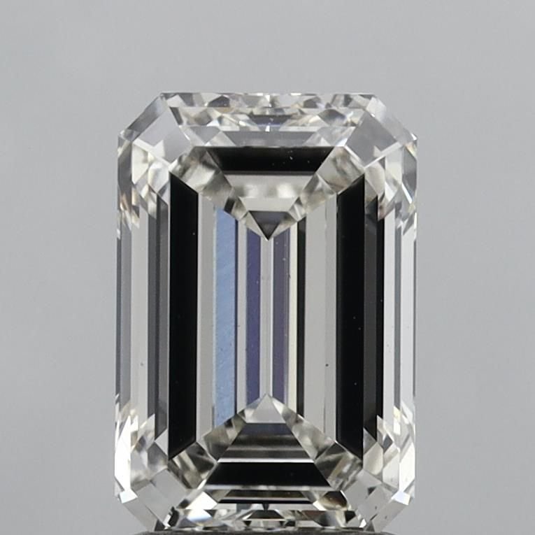 2.05ct I VS1 Excellent Cut Emerald Lab Grown Diamond