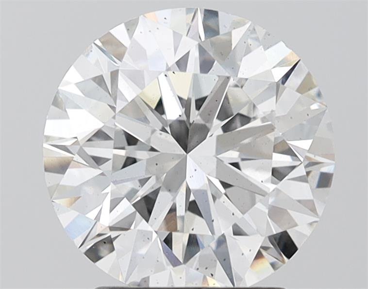 2.62ct F SI1 Rare Carat Ideal Cut Round Lab Grown Diamond