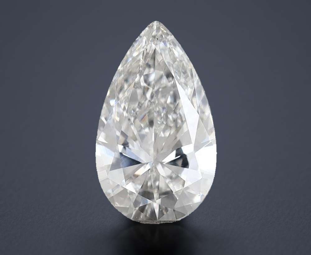 0.45 Carat Pear Lab Diamond
