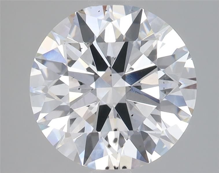 3.17ct E SI1 Rare Carat Ideal Cut Round Lab Grown Diamond