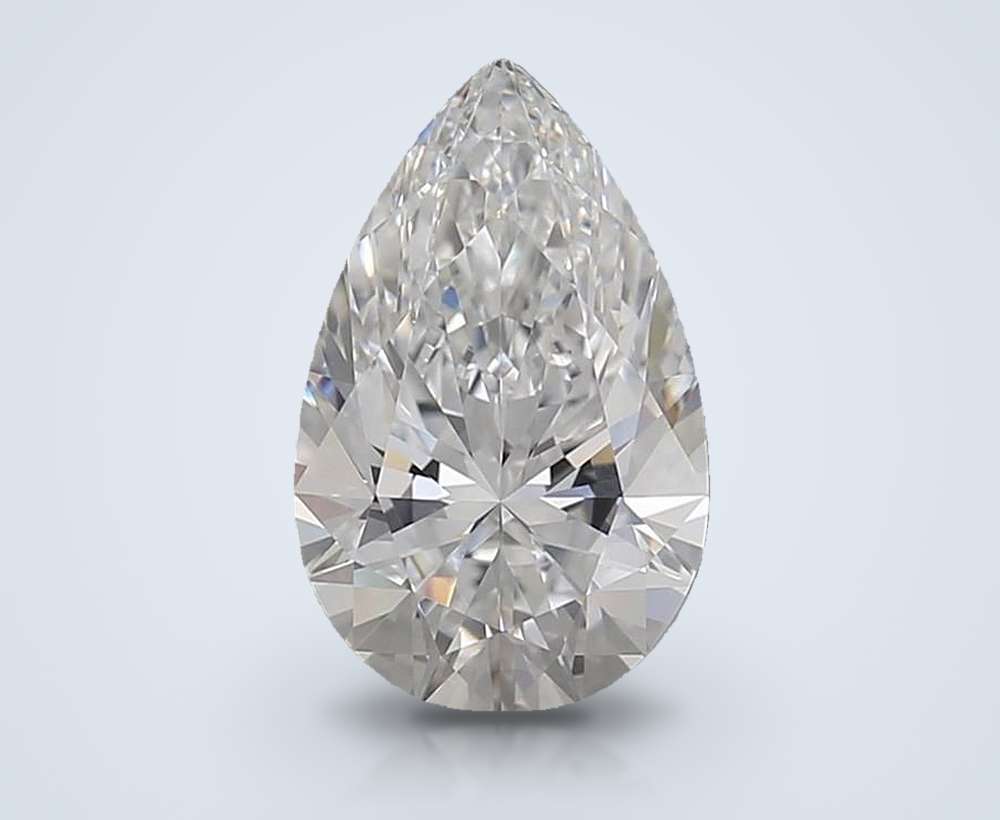 2.00 Carat Pear Lab Diamond