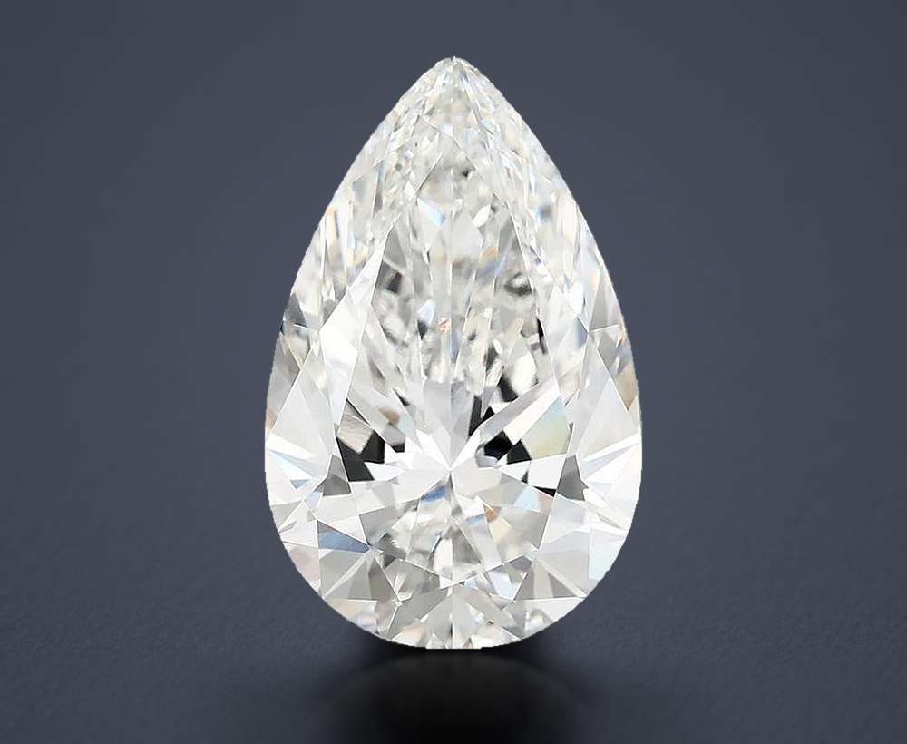 7.84 Carat Pear Lab Diamond