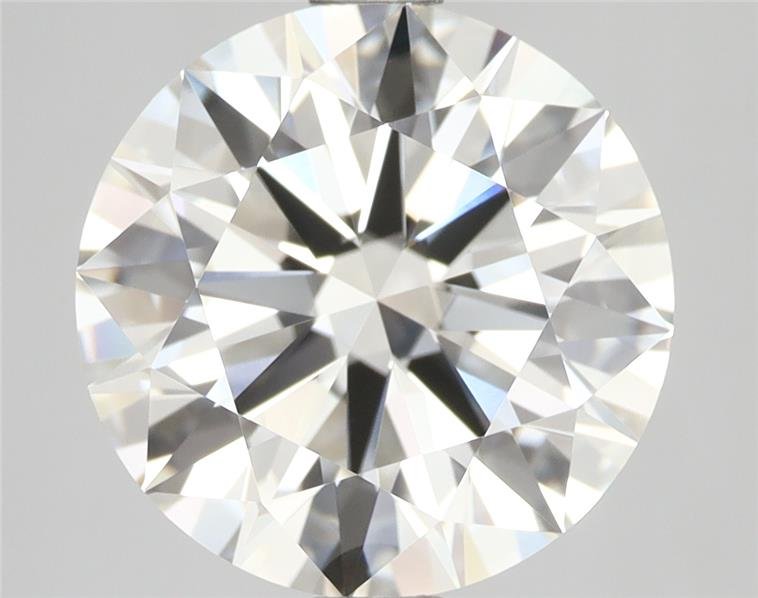 3.02ct K VVS2 Rare Carat Ideal Cut Round Diamond