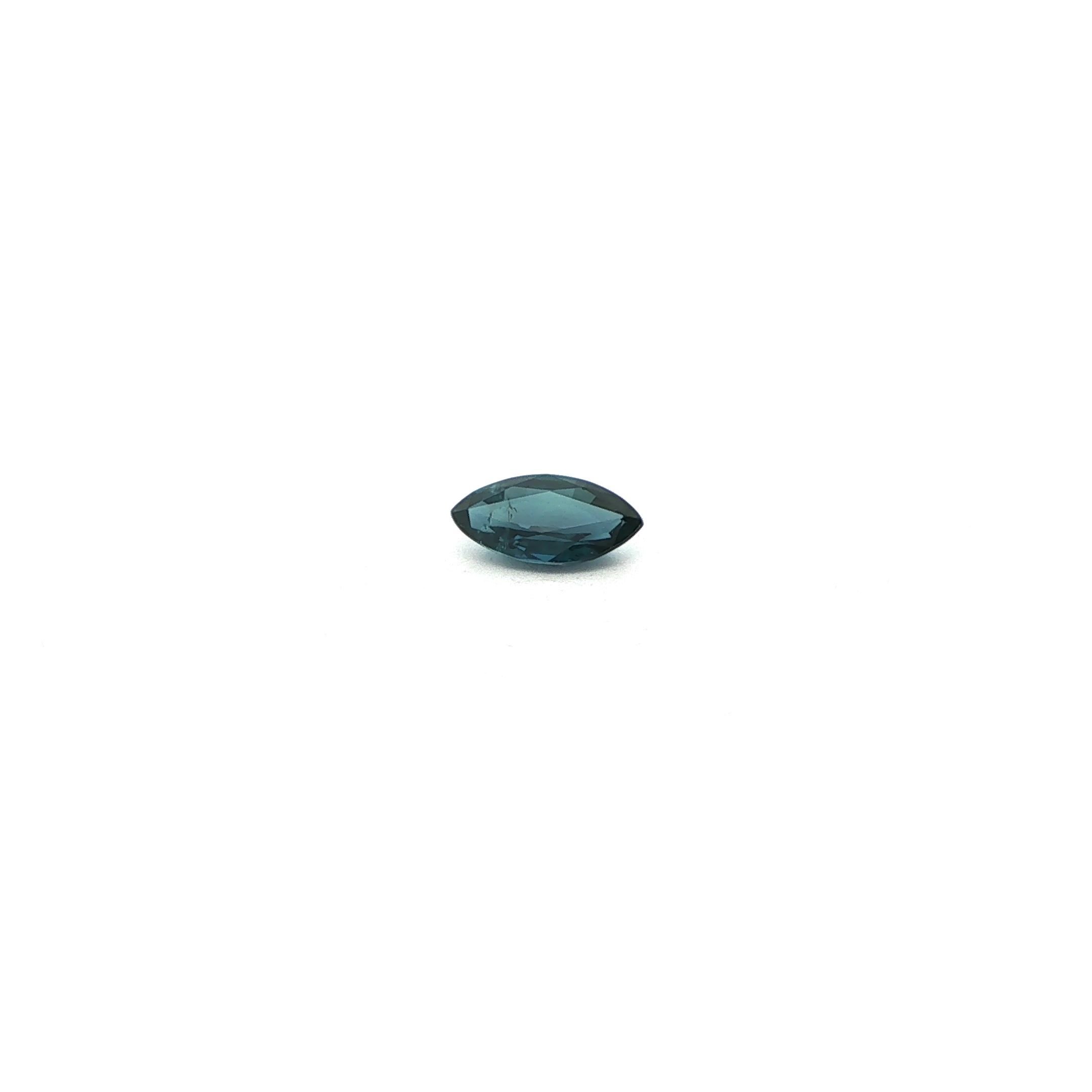 1.10 Carat Deep Blue Marquise Sapphire