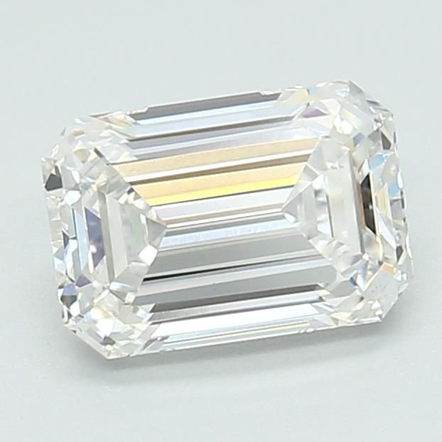 1.41ct E VS1 Rare Carat Ideal Cut Emerald Lab Grown Diamond