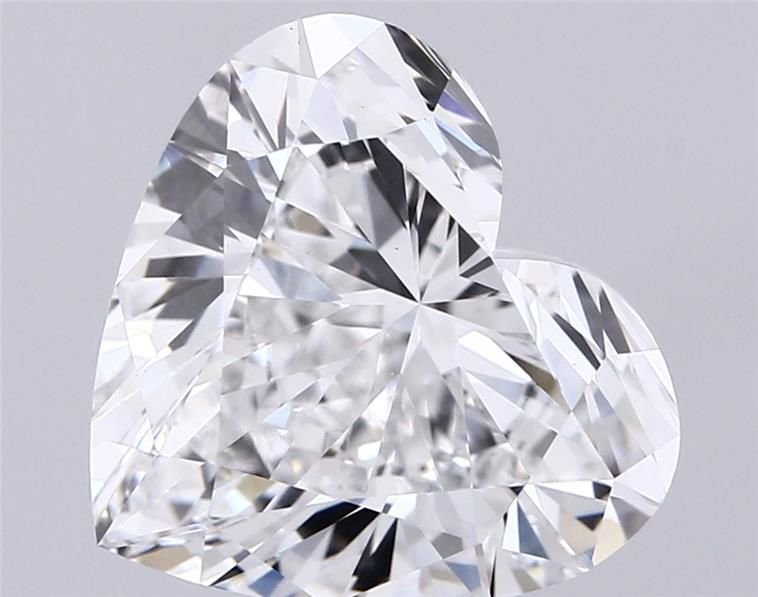 5.53ct E VS1 Very Good Cut Heart Lab Grown Diamond