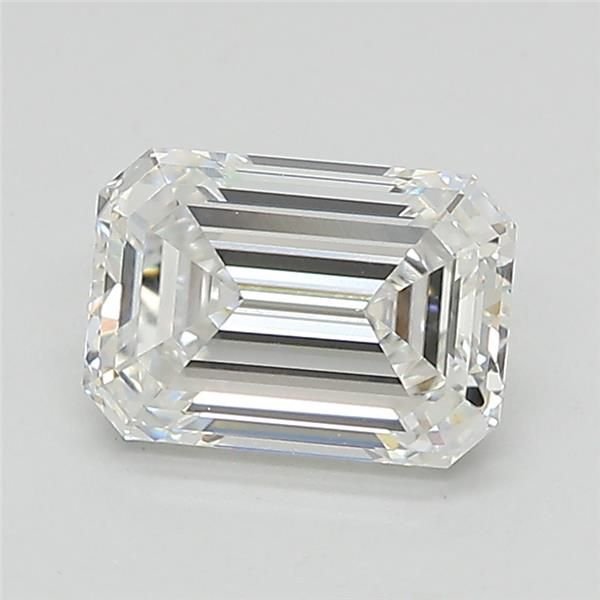 1.55ct E VS1 Rare Carat Ideal Cut Emerald Lab Grown Diamond