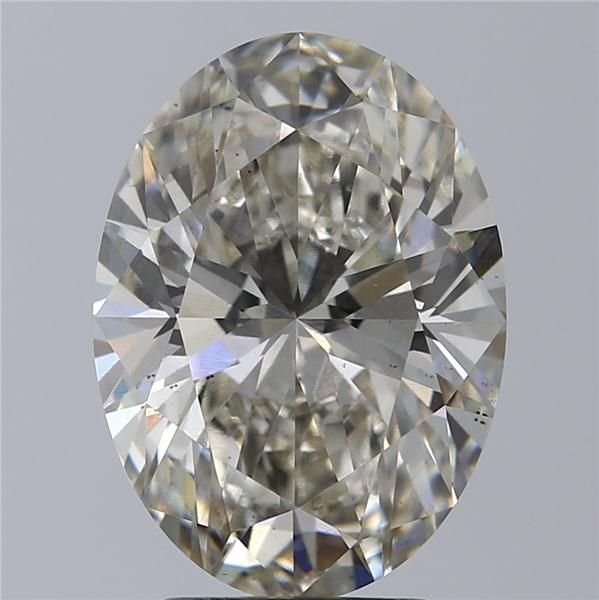 3.31ct I VS2 Rare Carat Ideal Cut Oval Lab Grown Diamond