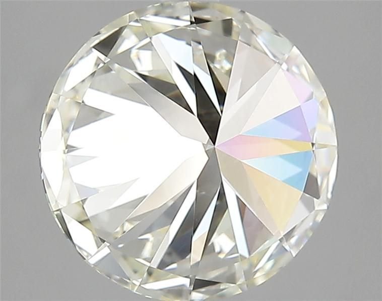 3.29ct J VVS2 Rare Carat Ideal Cut Round Diamond