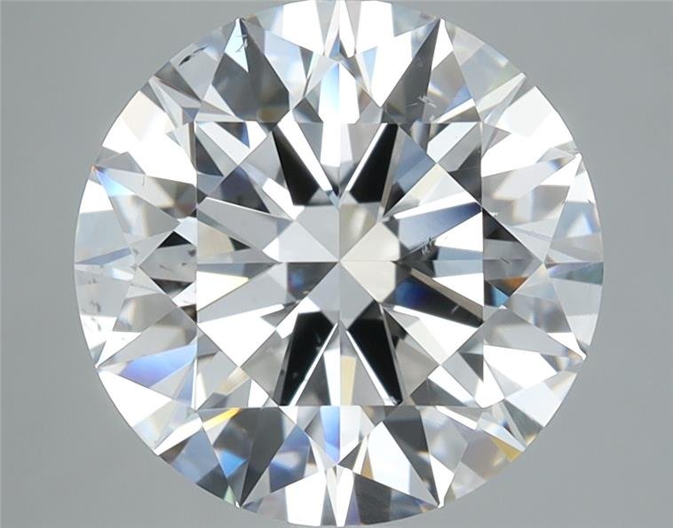 3.30ct D SI1 Rare Carat Ideal Cut Round Diamond